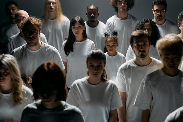 group conversation illustrating why rejection feels so painful in social situations